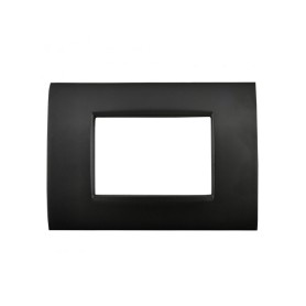 Placca Air nera opaco T04 metallo Tot 02 Electric 3 4 7...