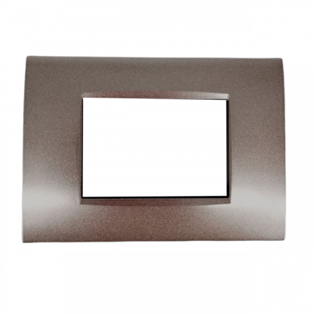 Placca Air testa di moro T04 metallo Tot 08 Electric 3 4 7 posti