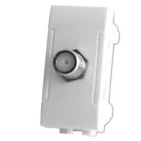 Presa sat femmina bianca serie T1 Tot Electric 825B