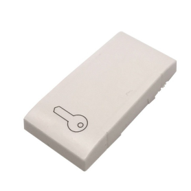 Copritasto simbolo chiave per pulsante bianco serie T1...