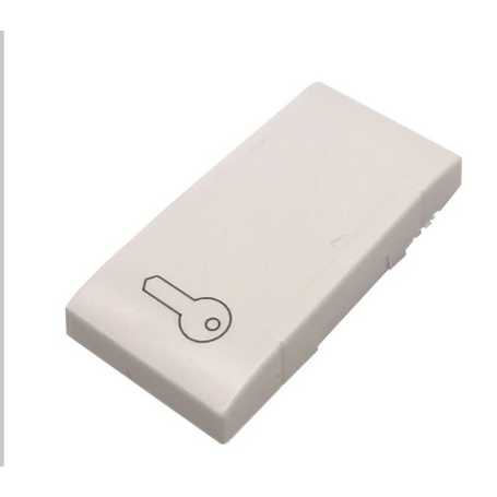 Copritasto simbolo campanello per pulsante bianco serie T1 Tot Electric 469976