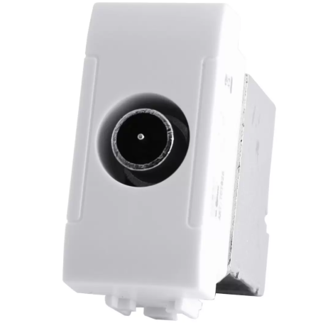 Presa tv passante bianca serie T1 Tot Electric 465527