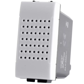 Suoneria a ronzatore bianca bianco serie T1 Tot Electric...
