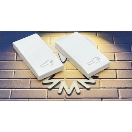 Coperchio pulsante apriporte bianco serie T2 Tot Electric 465466