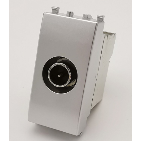 Presa tv derivata  silver serie T2 Tot Electric 462434