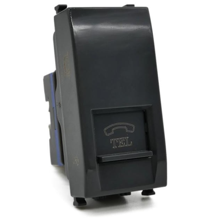 Presa telefonica RJ11 nero serie T2 Tot Electric 462359