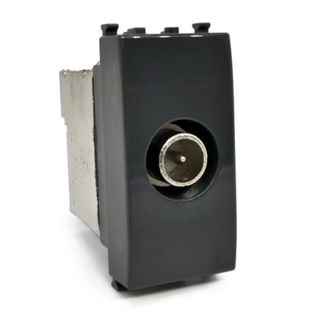 Presa tv derivata nero serie T2 Tot Electric 462410