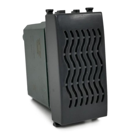 Suoneria a ronzatore nero serie T2 Tot Electric 462816