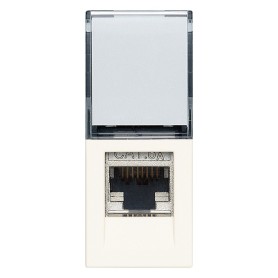 Presa RJ45 Netsafe Cat 6A FTP bianco bianco bianco serie...