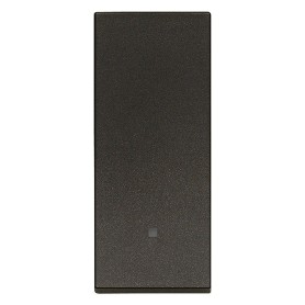 Pulsante illuminato nero serie Linea vimar 30008.G