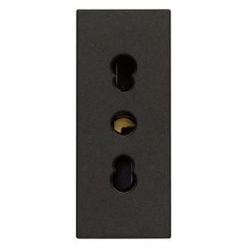 Presa 2P+T 16A P17/11 nero serie Linea Vimar 30203.G