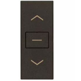 Commutatore 1P 10AX colore nero serie Linea vimar 30060.G