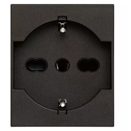 Presa 2P+T 16A universale nero colore nero serie Linea vimar 30210.G