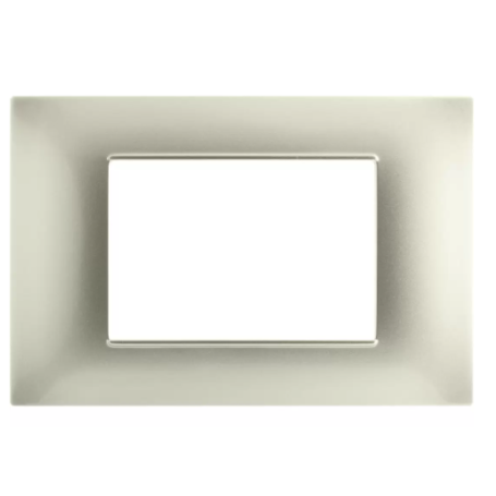 Placca T2 Tecnopolimero Grigio chiaro Tot Electric 3 4 7 posti 464063