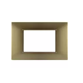 Placca T2 Tecnopolimero Oro lucido Tot Electric 3 4 7...