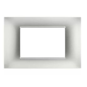 Placca T2 Tecnopolimero Silver Tot Electric 3 4 7 posti...