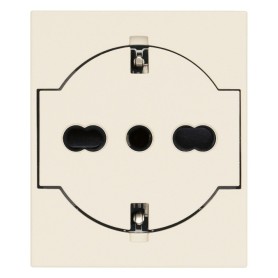 Presa Schuko 2P+T P40 universale a filo canapa serie...