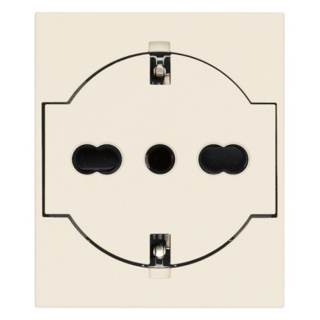 Presa Schuko 2P+T P40 universale a filo canapa serie Linea vimar 30211.C