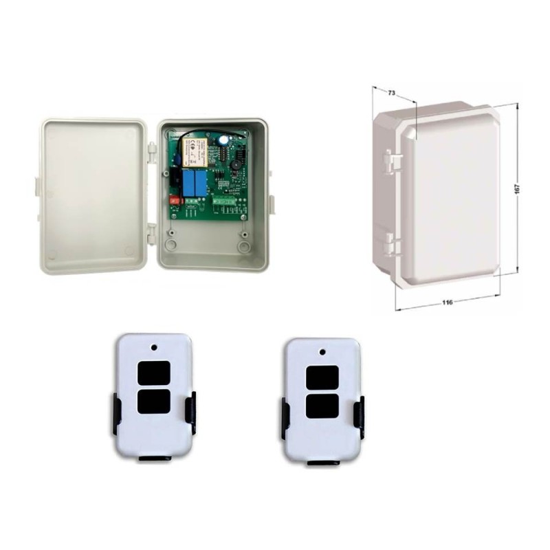 Kit centralina con telecomandi acm per...