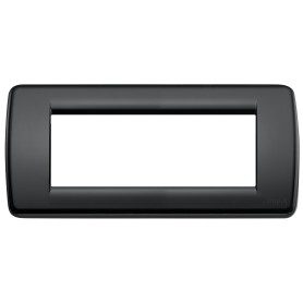 Placca Rondò 5M nero Vimar Idea 16765.16