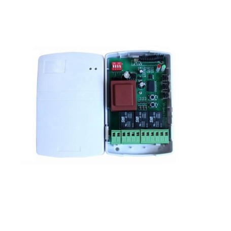 CENTRALINA SCHEDA PER SERRANDA CON FINECORSA LUCE CORTESIA 433MHZ UNIVERSALE IPERTRONIC