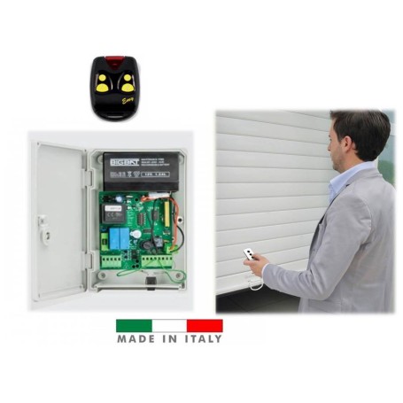 KIT ACCESSORI BASE PER AUTOMATIZZARE 1 MOTORE PER SERRANDA AVVOLGIBILE GARAGE UNIVERSALE norton