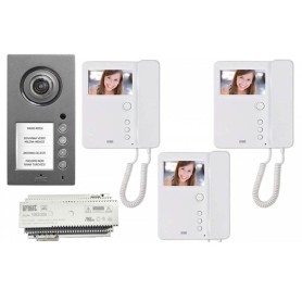 KIT Urmet 3 FAMIGLIE PULSANTIERA Mikra plus a colori