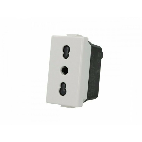 Kit 20 pezzi Presa bipasso Compatibile con Bticino Matix come am5180