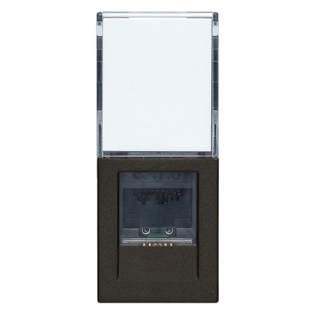 Presa RJ45 Netsafe Cat6 UTP nero Linea vimar 30339.13G