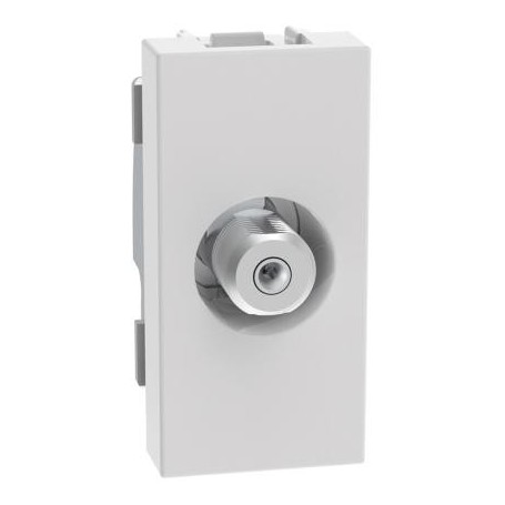 Presa sat tipo F compatbile Bticino MatixGo tipo JW4202F BIANCO