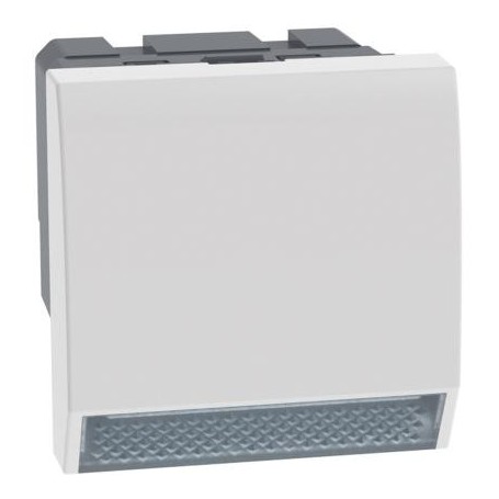 Lampada segnapasso con LED a luce bianca Bticino MatixGo JW4382 BIANCO