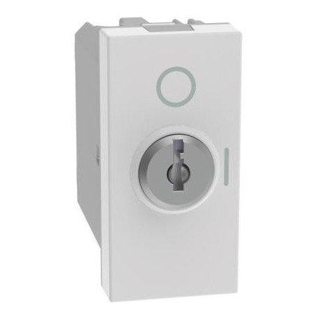 Interruttore chiave Bticino MatixGo 2P 10 AX  JW4012 BIANCO