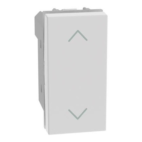 Pulsante Bticino MatixGo  1P + 1P 10 A - 250Vac interbloccato BIANCO