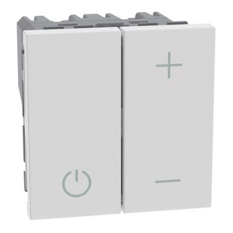 Dimmer a pulsante per lampade con ballast uscita Bticino MatixGo JW4410 BIANCO