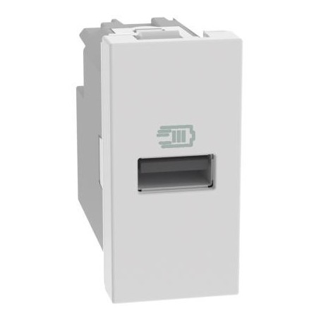 Caricatore USB con una porta tipo A Bticino MatixGo JW4191A BIANCO