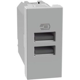 Caricatore USB con due porte tipo A MatixGo Bticino...
