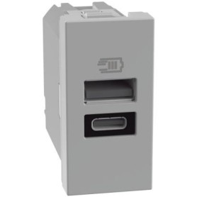 Caricatore USB con una porta tipo A e una tipo C MatixGo...