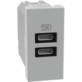 Caricatore USB con due porte tipo C MatixGo Bticino...