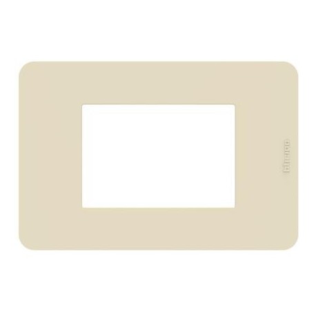 Placca Bticino MatixGO Avorio 3M JA4803TI