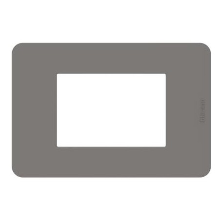 Placca Bticino MatixGO Tortora 3M JA4803TD