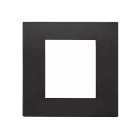 Placca 2 MODULI NERO SERIE LINEA VIMAR 30642.02