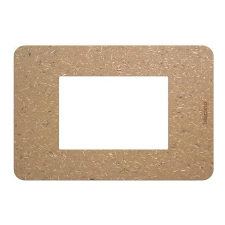 Placca Bticino MatixGO Bio 3M JA4803BB