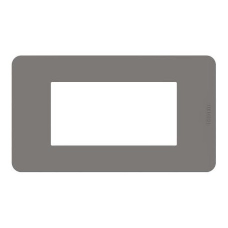 Placca Bticino MatixGO Tortora 4M JW4804TD
