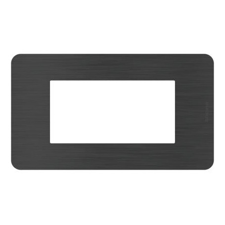 Placca Bticino MatixGO Black Nickel 4M JA4804EN