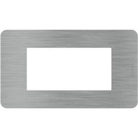 Placca Bticino MatixGO Steel 4M JW4804ES