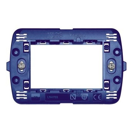Supporto Unico a 3 moduli Bticino Living LN4703