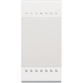 Pulsante 1P NO 10A 1m Bianco Living Light N4005N