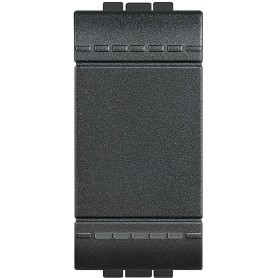Pulsante 1P NO 10A 1m antracite Living L4005N