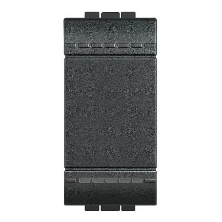 Pulsante 1P NO 10A 1m antracite Bticino Living L4005N