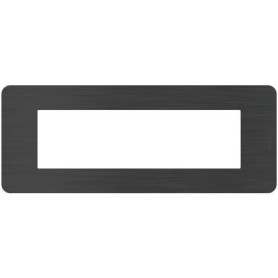 Placca Bticino MatixGO Black Nickel 7M JA4807EN